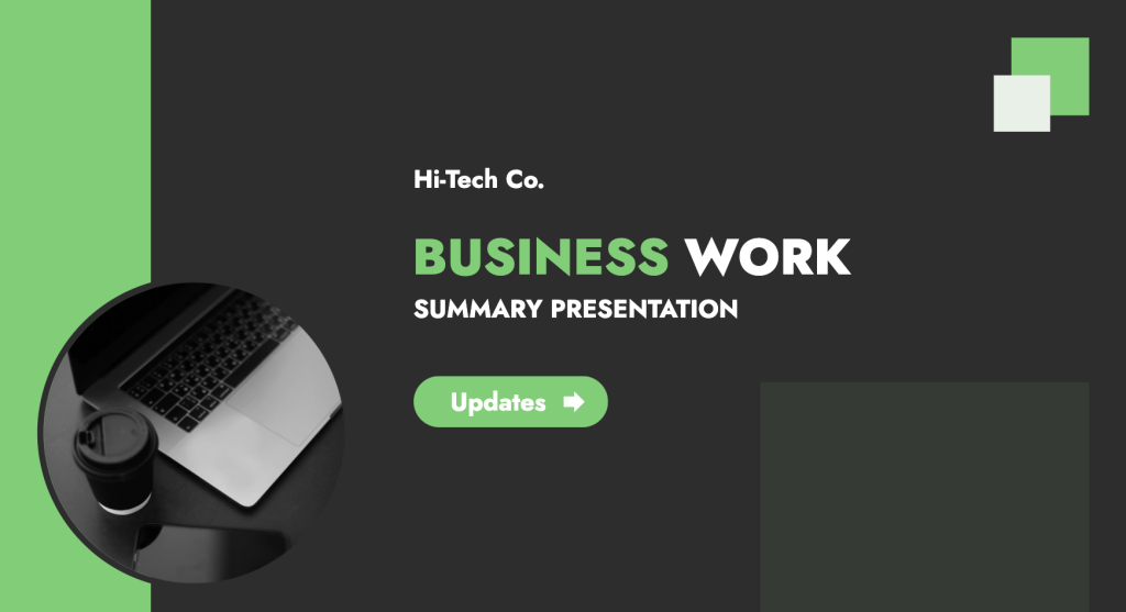 Business Work Summary Presentation
